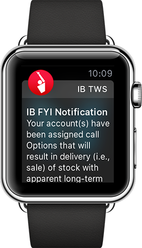 App Interactive Brokers per Apple Watch