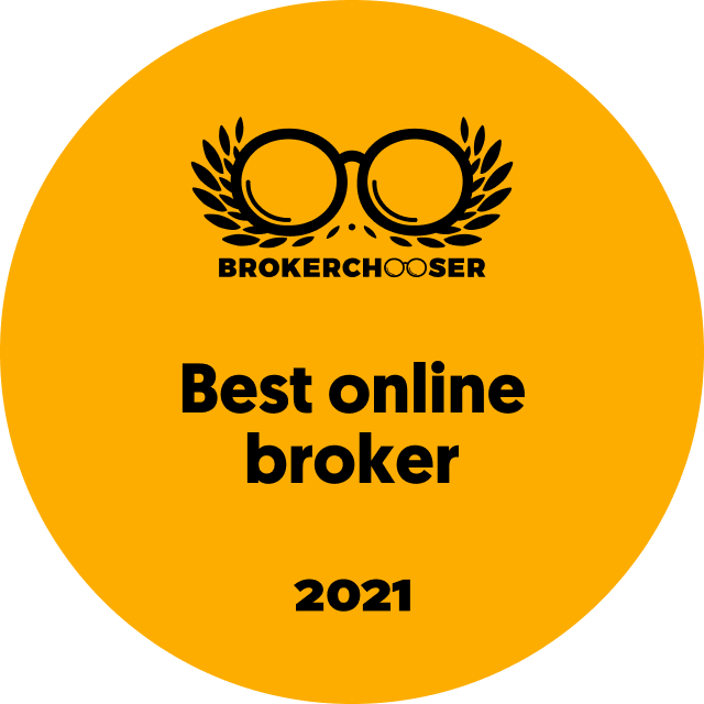 I место – Лучший онлайн-брокер в рейтинге BrokerChooser 2021