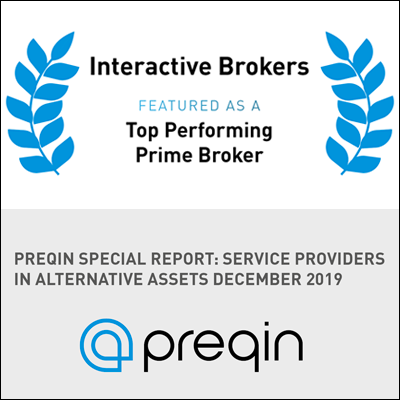 Valutazioni di Interactive Brokers: premi conferiti da Preqin nel 2019