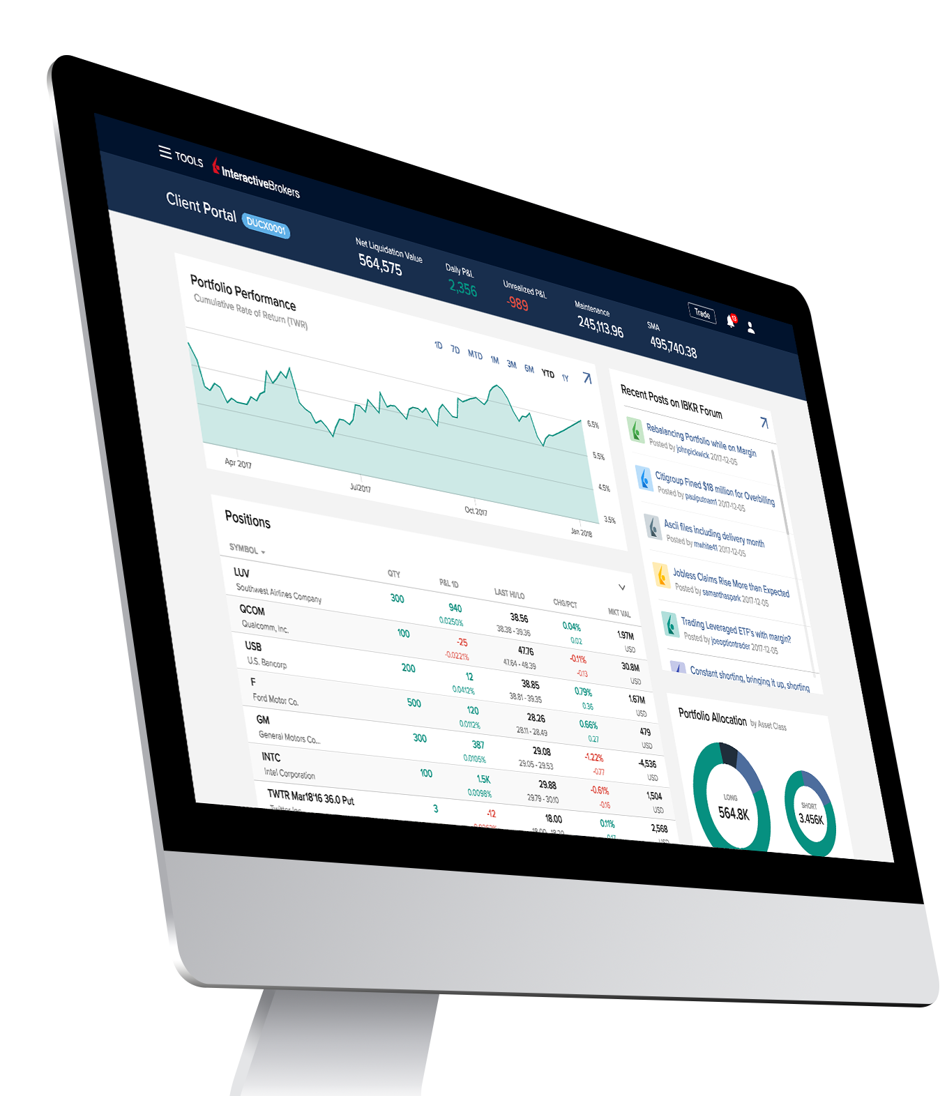 Interactive Brokers  - Portale Clienti
