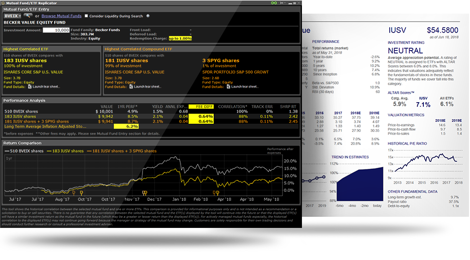 Comparateur ETF