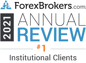 Clasificado como número 1 para clientes institucionales por ForexBrokers.com en 2021