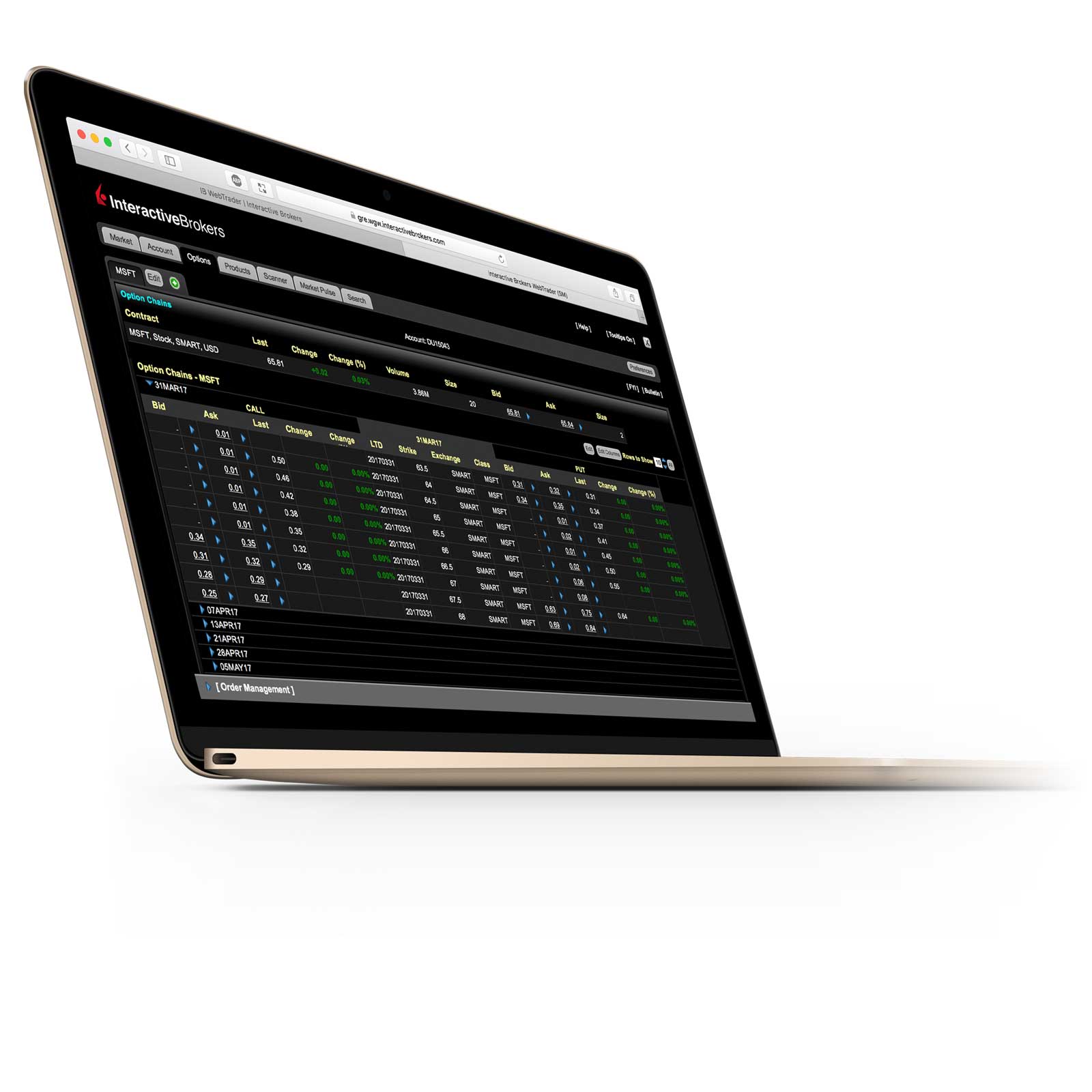 CapTrader ist ein Introducing Broker von Interactive Brokers. Interactive Brokers ®, IBSM, suomenpaineautot.info ®, IB Universal Account ®, Interactive Analytics ®, IB Options AnalyticsSM, IB SmartRoutingSM, PortfolioAnalyst ® und IB Trader WorkstationSM sind Dienstleistungszeichen und/oder Handelsmarken von Interactive Brokers LLC.