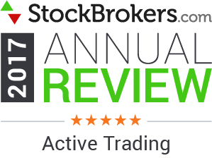 Bewertungen für Interactive Brokers: Stockbrokers.com Awards 2017 - 5 Sterne - „Aktives Trading“