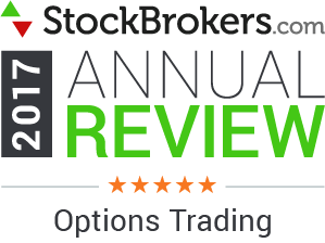 Avis Interactive Brokers : 2017 Stockbrokers.com Awards - 5 stars - Options Trading