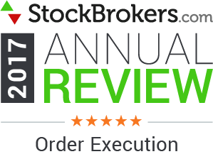 Avis Interactive Brokers : 2017 Stockbrokers.com Awards - 5 étoiles - Exécution d'ordre