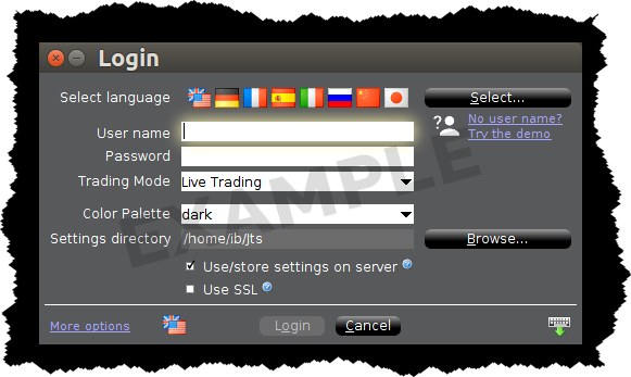 Установка TWS на Linux Screen