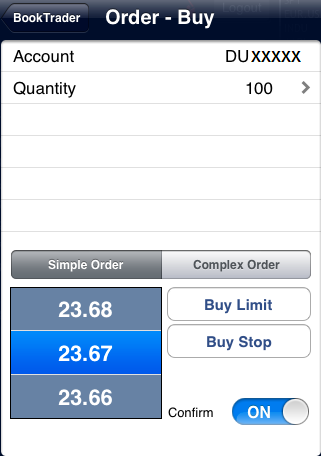 mobileTWS для iPad