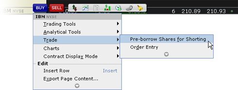 Pre-Borrow Program