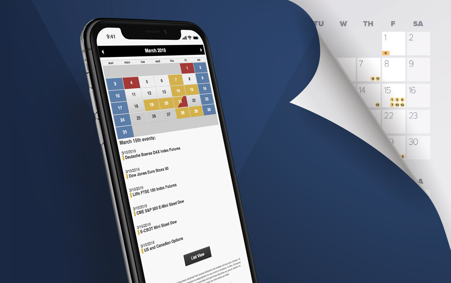 2019 Calendar App