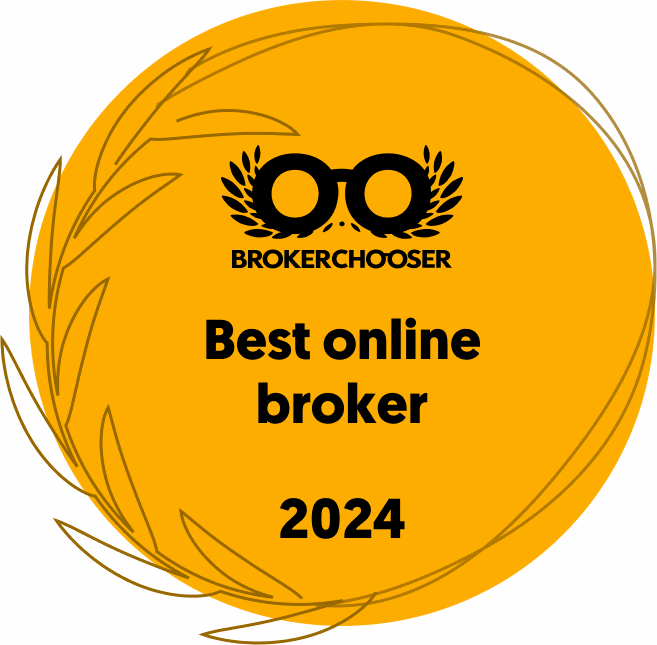 BrokerChooser 2024 Award - Best Online Broker