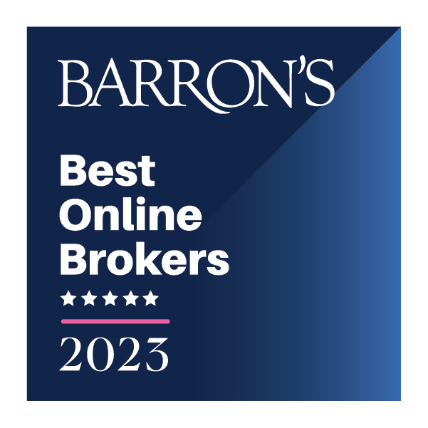Interactive Brokers wurde von Barron’s 2023 als Nr. 1 in der Kategorie „Bester Online-Broker” ausgezeichnet