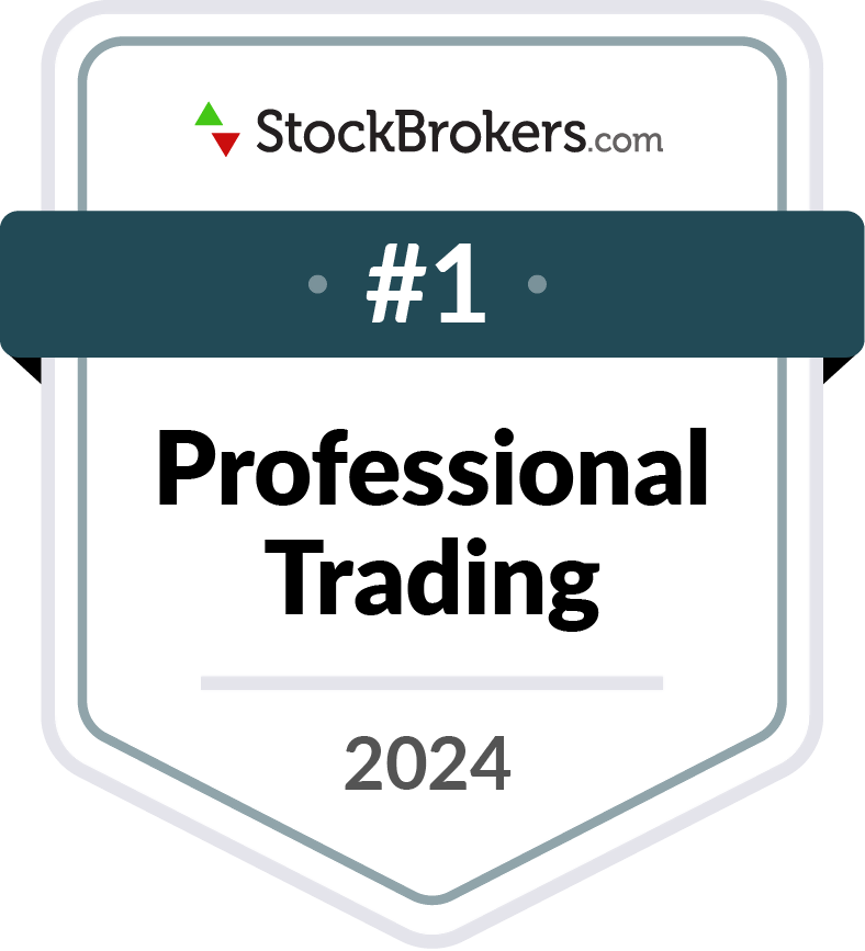 I место в категории "Профессиональная торговля" в рейтинге StockBrokers.com за 2024 г.