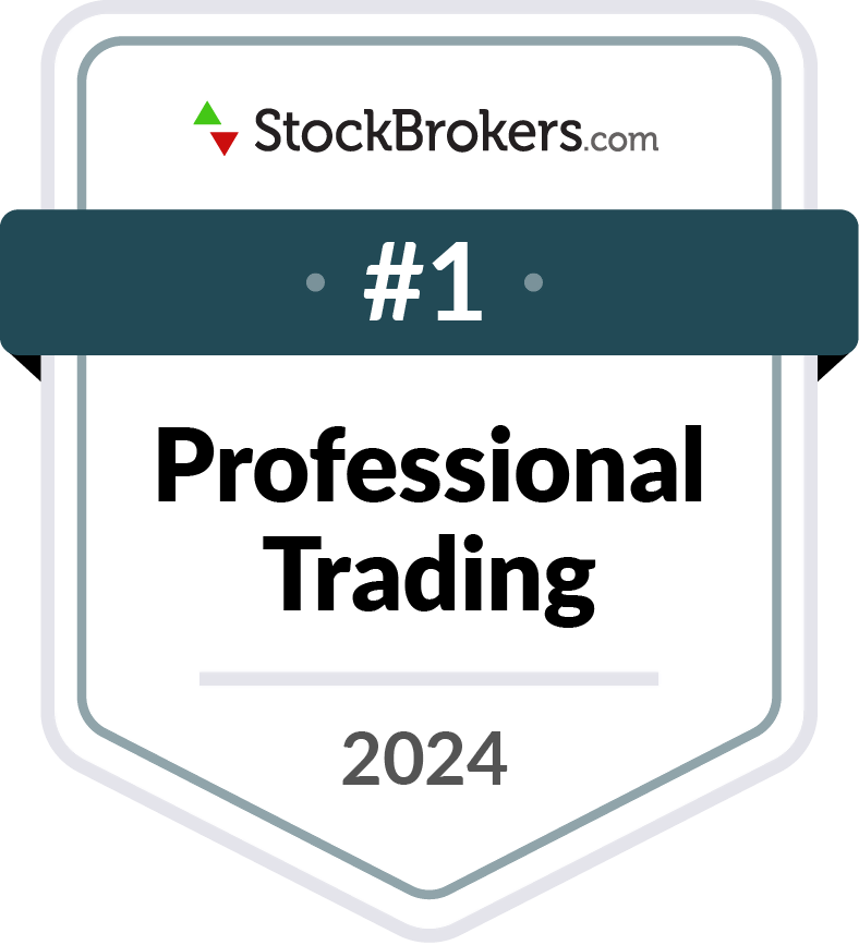 Nr. 1 in der Kategorie „Professionelles Trading“ in der Umfrage von StockBrokers.com 2024